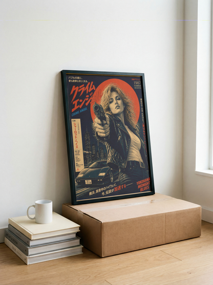 Affiche Crime Angel | JDM & Tokyo Rétro