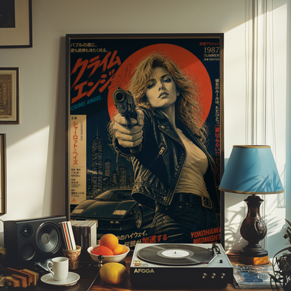 Affiche Crime Angel | JDM & Tokyo Rétro