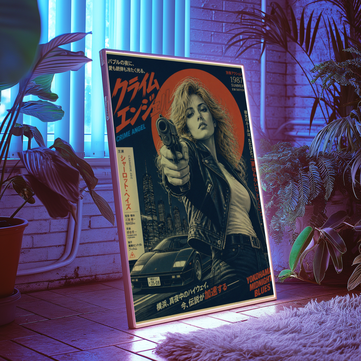Affiche Crime Angel | JDM & Tokyo Rétro