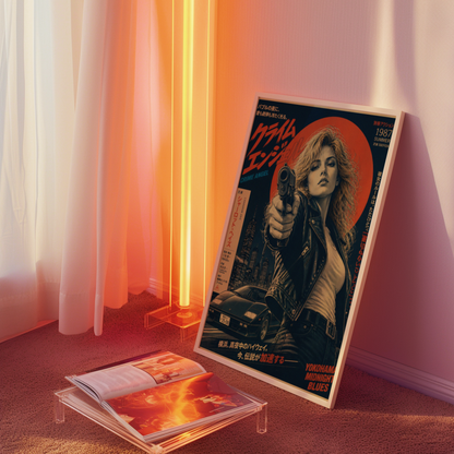 Affiche Crime Angel | JDM & Tokyo Rétro