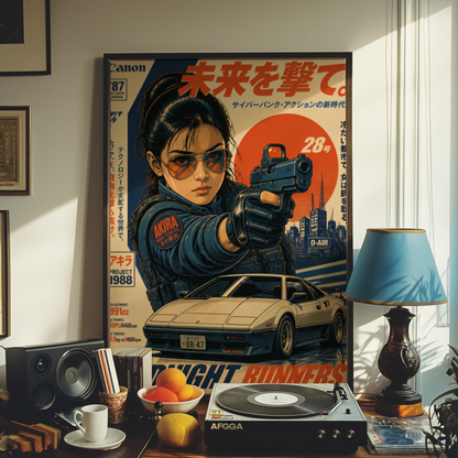 Affiche Midnight Runners | JDM & Tokyo Cyberpunk