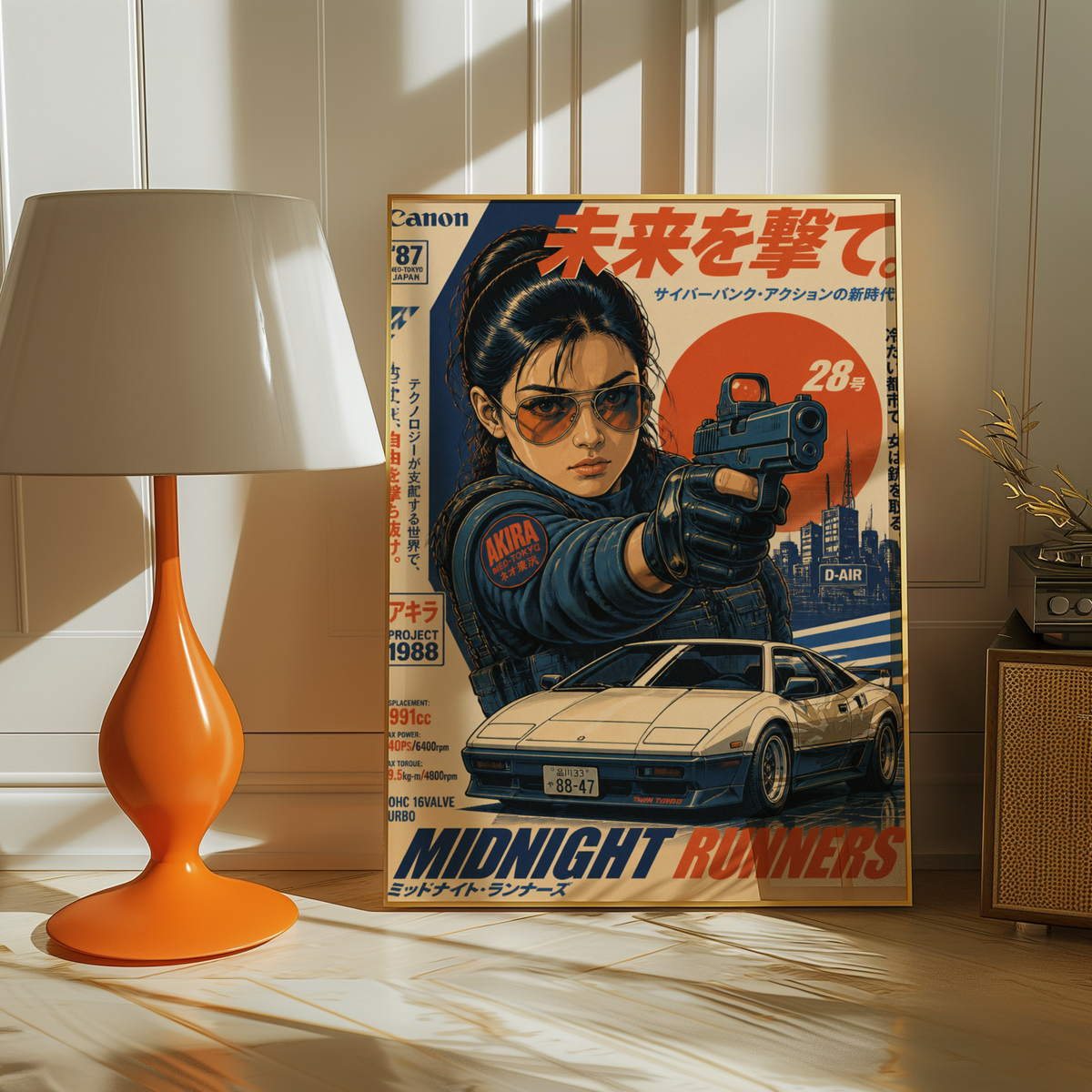 Affiche Midnight Runners | JDM & Tokyo Cyberpunk