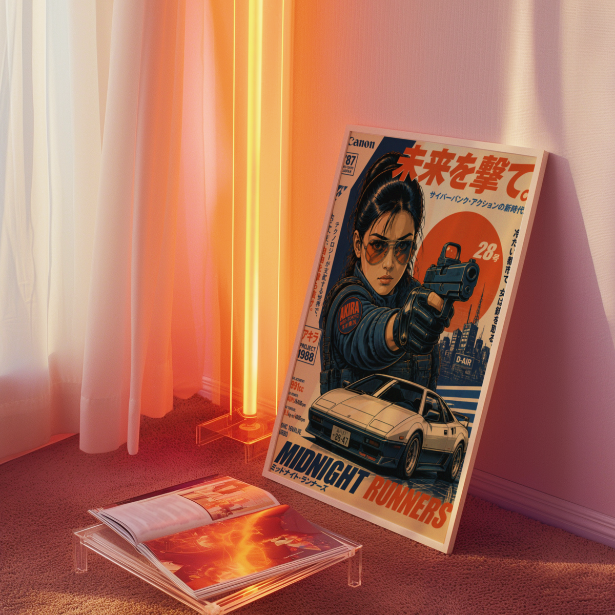 Affiche Midnight Runners | JDM & Tokyo Cyberpunk