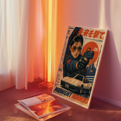 Affiche Midnight Runners | JDM & Tokyo Cyberpunk