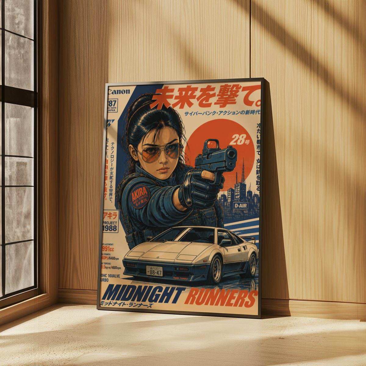 Affiche Midnight Runners | JDM & Tokyo Cyberpunk
