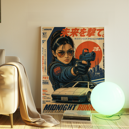 Affiche Midnight Runners | JDM & Tokyo Cyberpunk