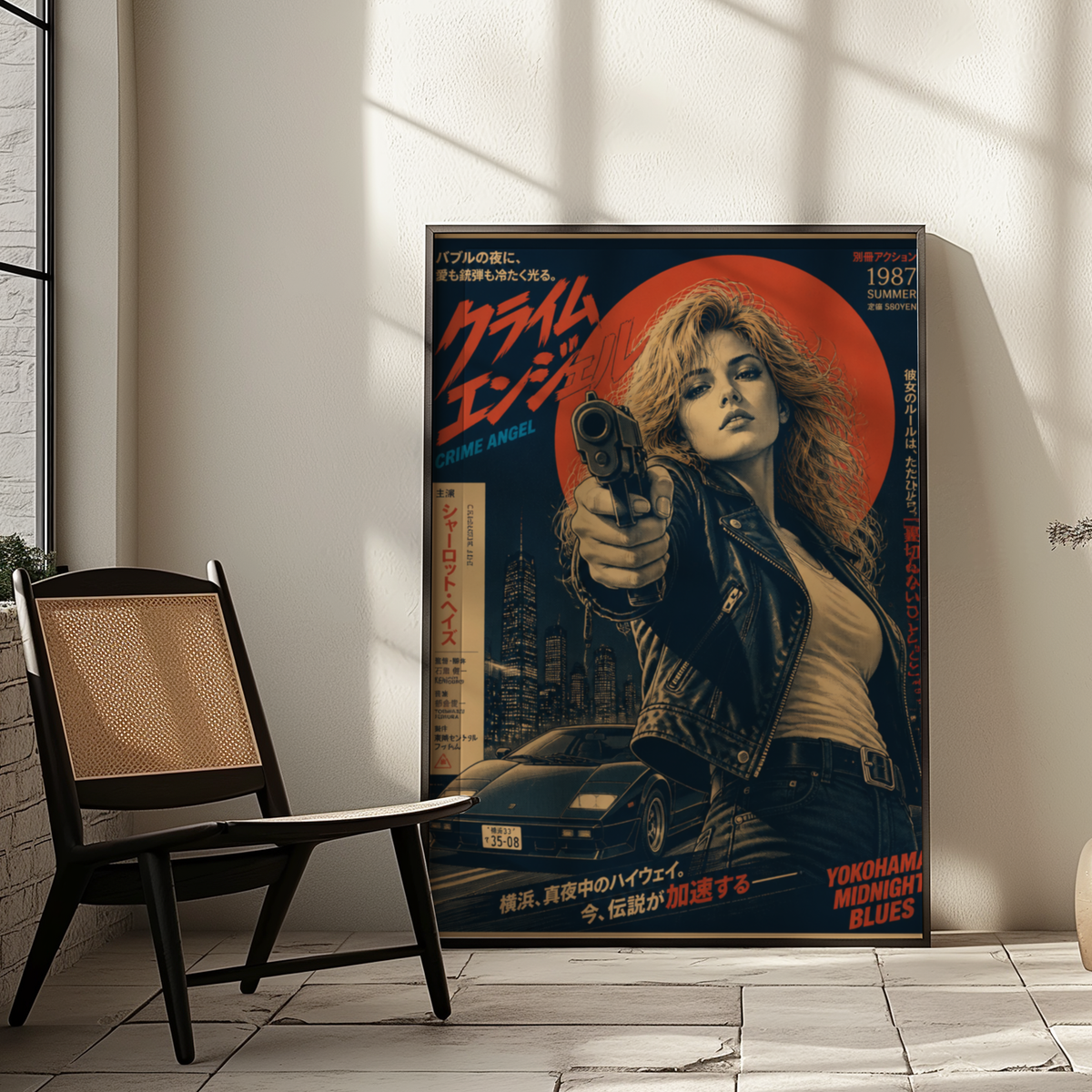 Affiche Crime Angel | JDM & Tokyo Rétro