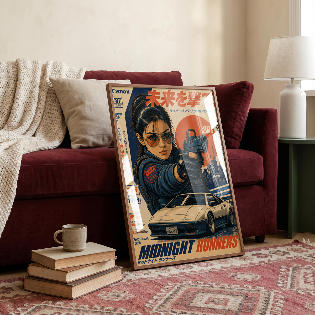 Affiche Midnight Runners | JDM & Tokyo Cyberpunk