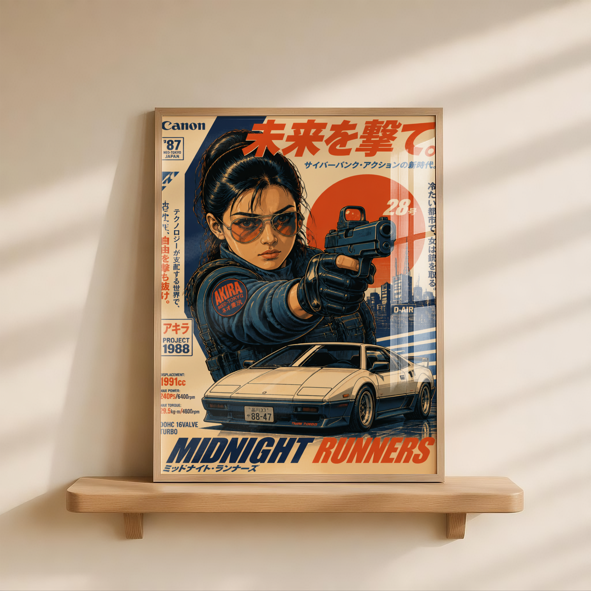 Affiche Midnight Runners | JDM & Tokyo Cyberpunk
