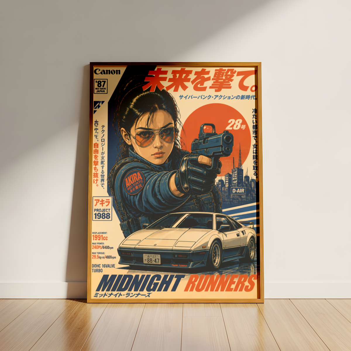 Affiche Midnight Runners | JDM & Tokyo Cyberpunk