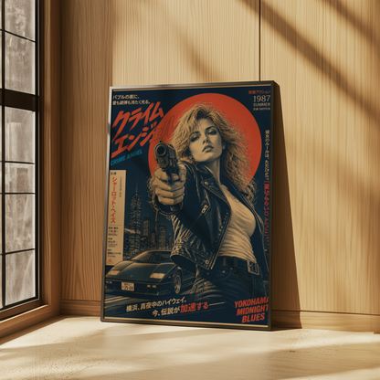 Affiche Crime Angel | JDM & Tokyo Rétro