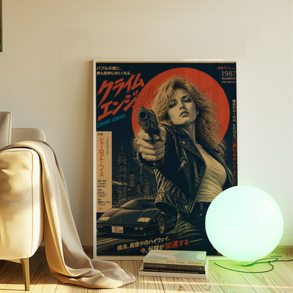 Affiche Crime Angel | JDM & Tokyo Rétro