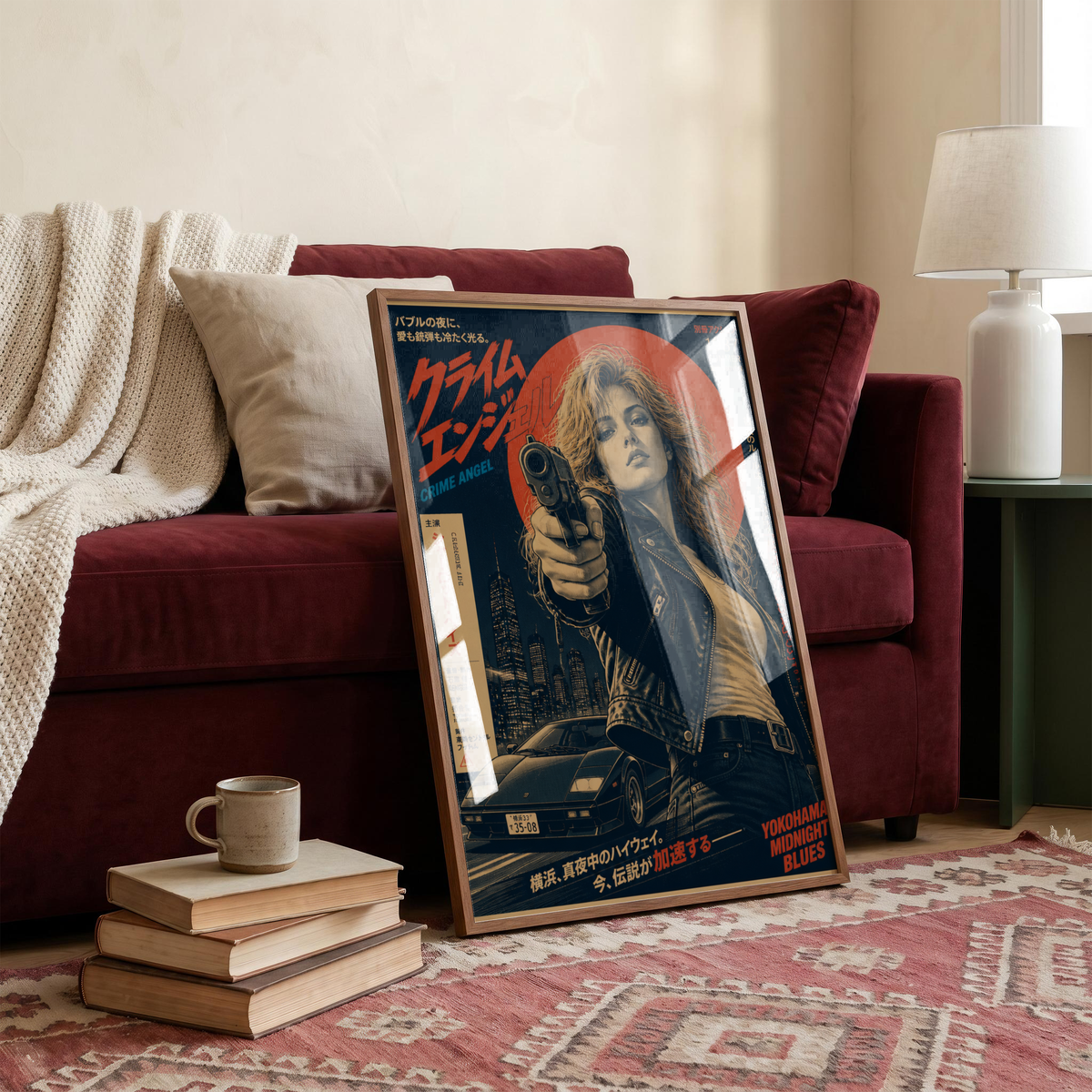Affiche Crime Angel | JDM & Tokyo Rétro