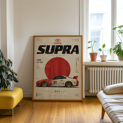 Affiche Voiture Sportive Japonaise | JDM 90s