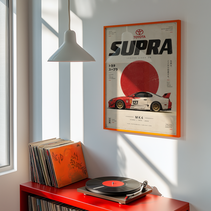 Affiche Voiture Sportive Japonaise | JDM 90s