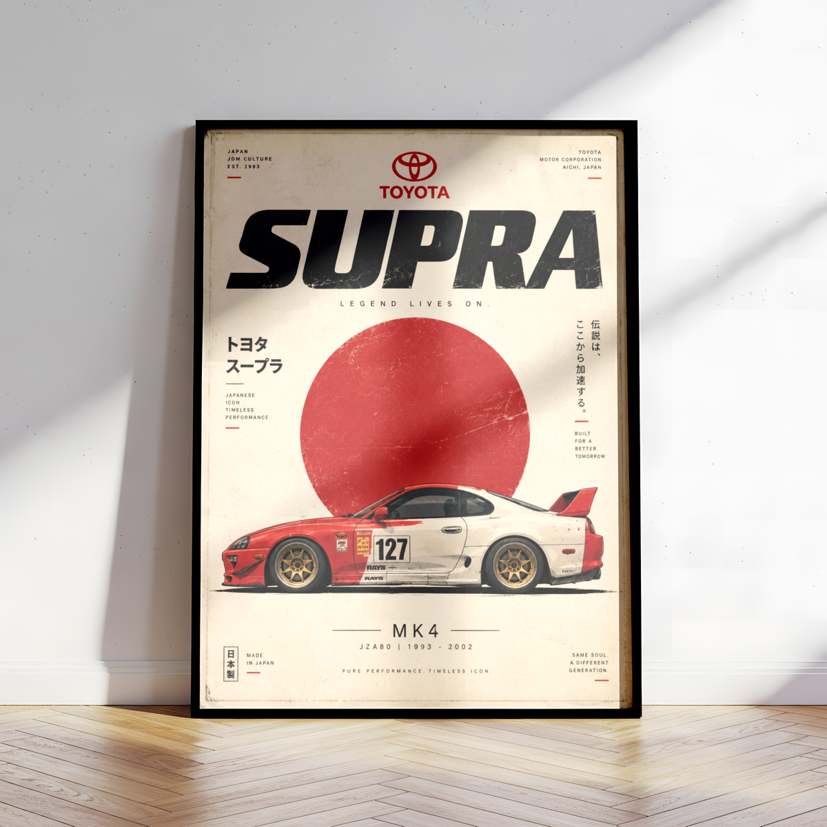 Affiche Voiture Sportive Japonaise | JDM 90s