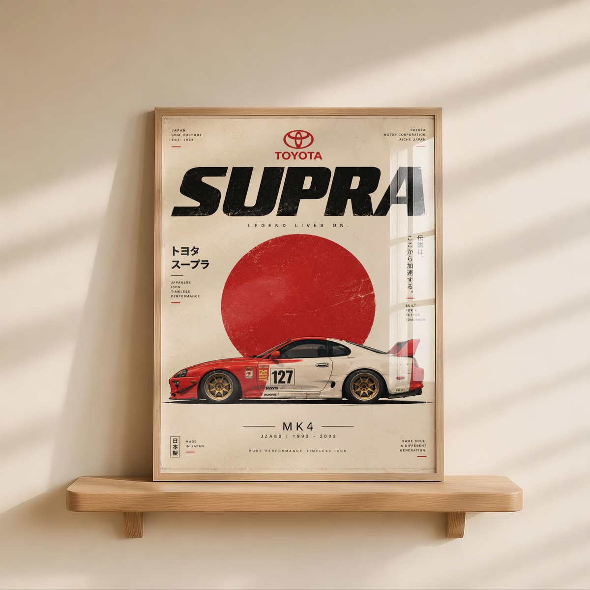 Affiche Voiture Sportive Japonaise | JDM 90s