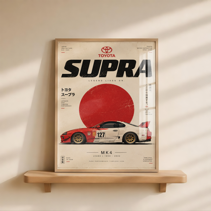 Affiche Voiture Sportive Japonaise | JDM 90s