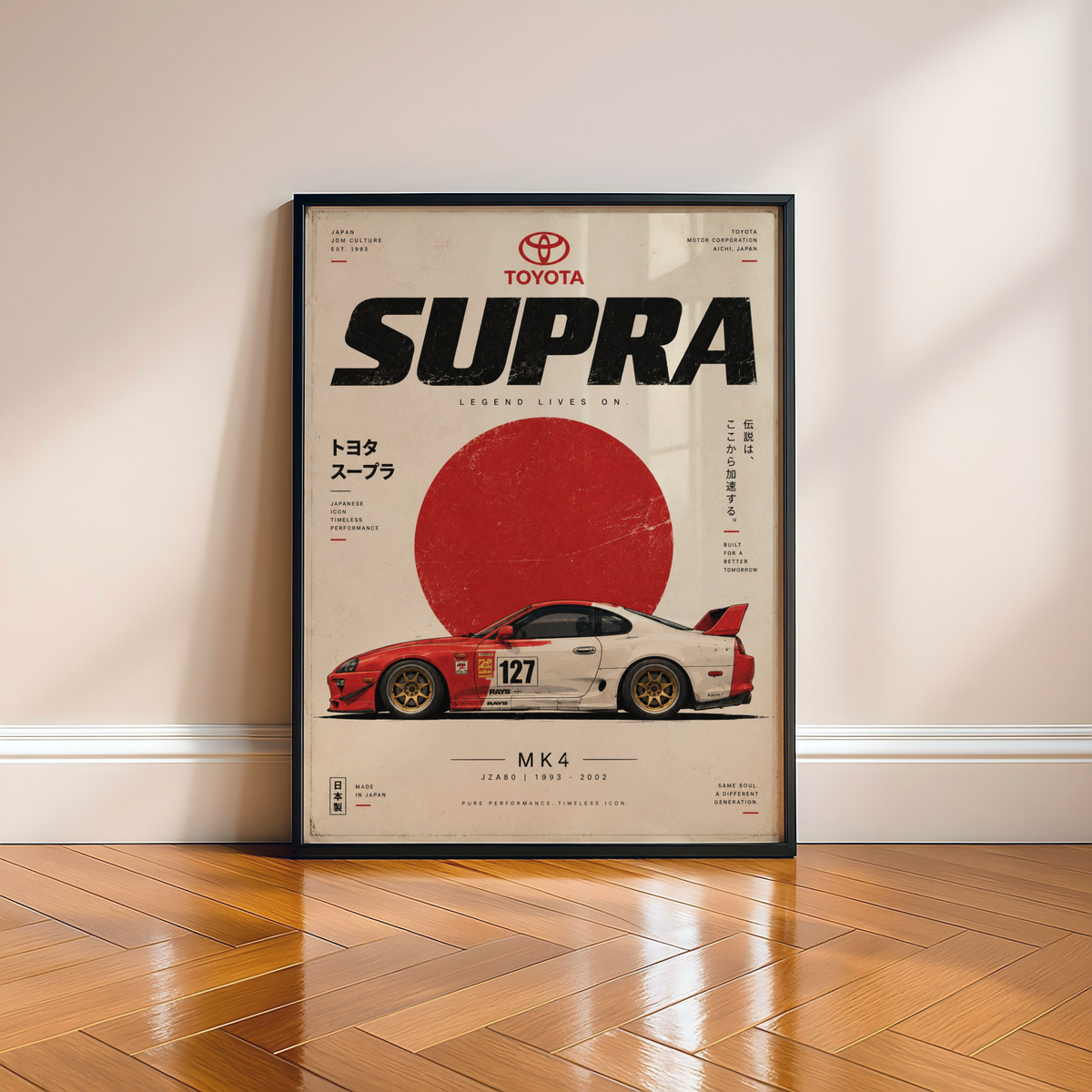 Affiche Voiture Sportive Japonaise | JDM 90s