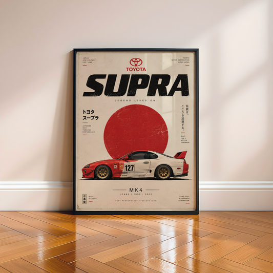 Affiche Voiture Sportive Japonaise | JDM 90s