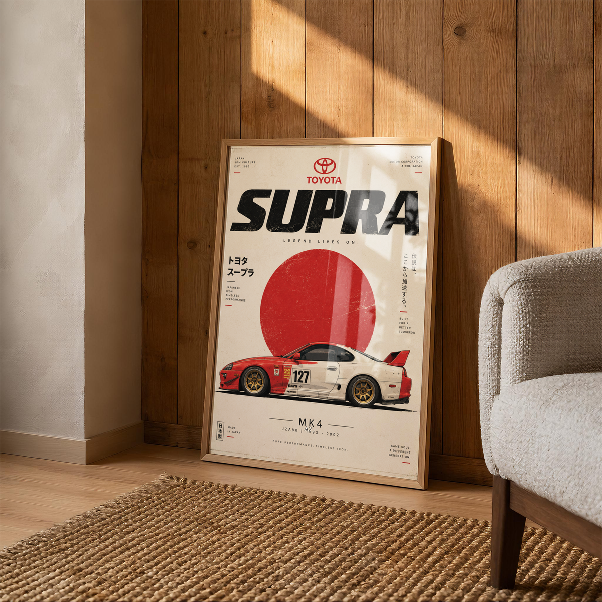 Affiche Voiture Sportive Japonaise | JDM 90s