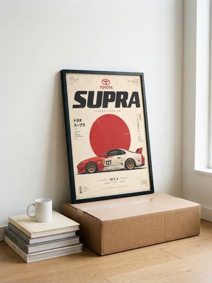 Affiche Voiture Sportive Japonaise | JDM 90s
