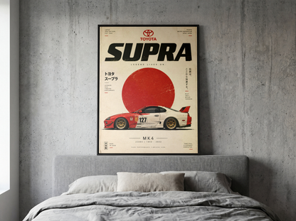 Affiche Voiture Sportive Japonaise | JDM 90s