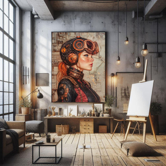 ✨ RETRO FUTUR MECHA WOMENS — Starship Series #27 - Aura Studio Déco