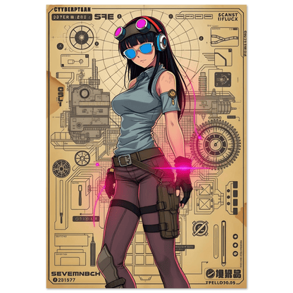 🌸🪐🎀👽Création Anime Rétro Sci-Fi ☄️34 - Aura Studio Déco
