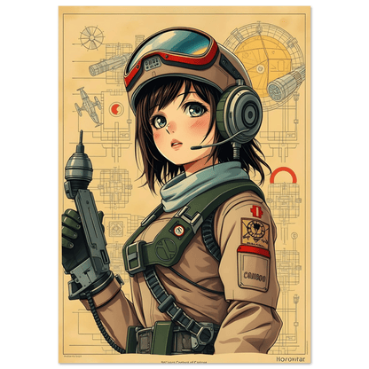 🌸🪐🎀👽Création Anime Rétro Sci-Fi ☄️28 - Aura Studio Déco