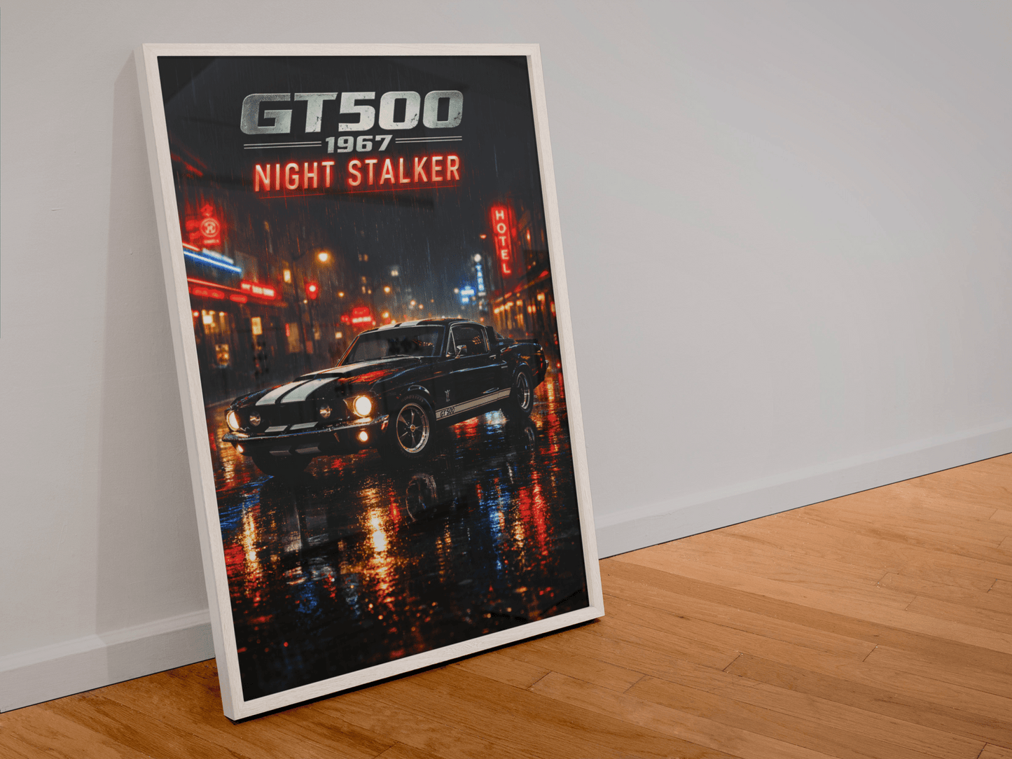 🏆🀣📺 Affiche Automobile Vintage Night Stalker - Aura Studio Déco