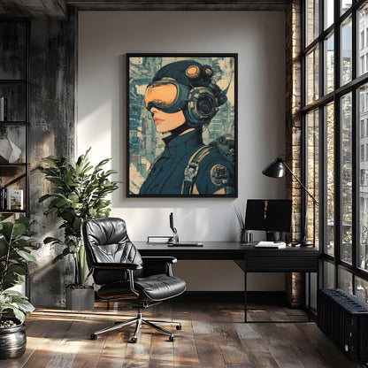 ✨ RETRO FUTUR MECHA WOMENS — Starship Series #20 - Aura Studio Déco
