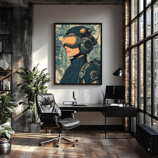 ✨ RETRO FUTUR MECHA WOMENS — Starship Series #20 - Aura Studio Déco