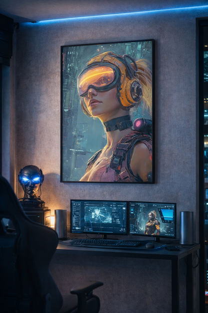 ✨ RETRO FUTUR MECHA WOMENS — Starship Series #35 - Aura Studio Déco