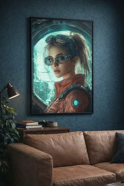 ✨ RETRO FUTUR MECHA WOMENS — Starship Series #85 - Aura Studio Déco