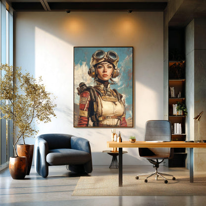 ✨ RETRO FUTUR MECHA WOMENS — Starship Series #79 - Aura Studio Déco