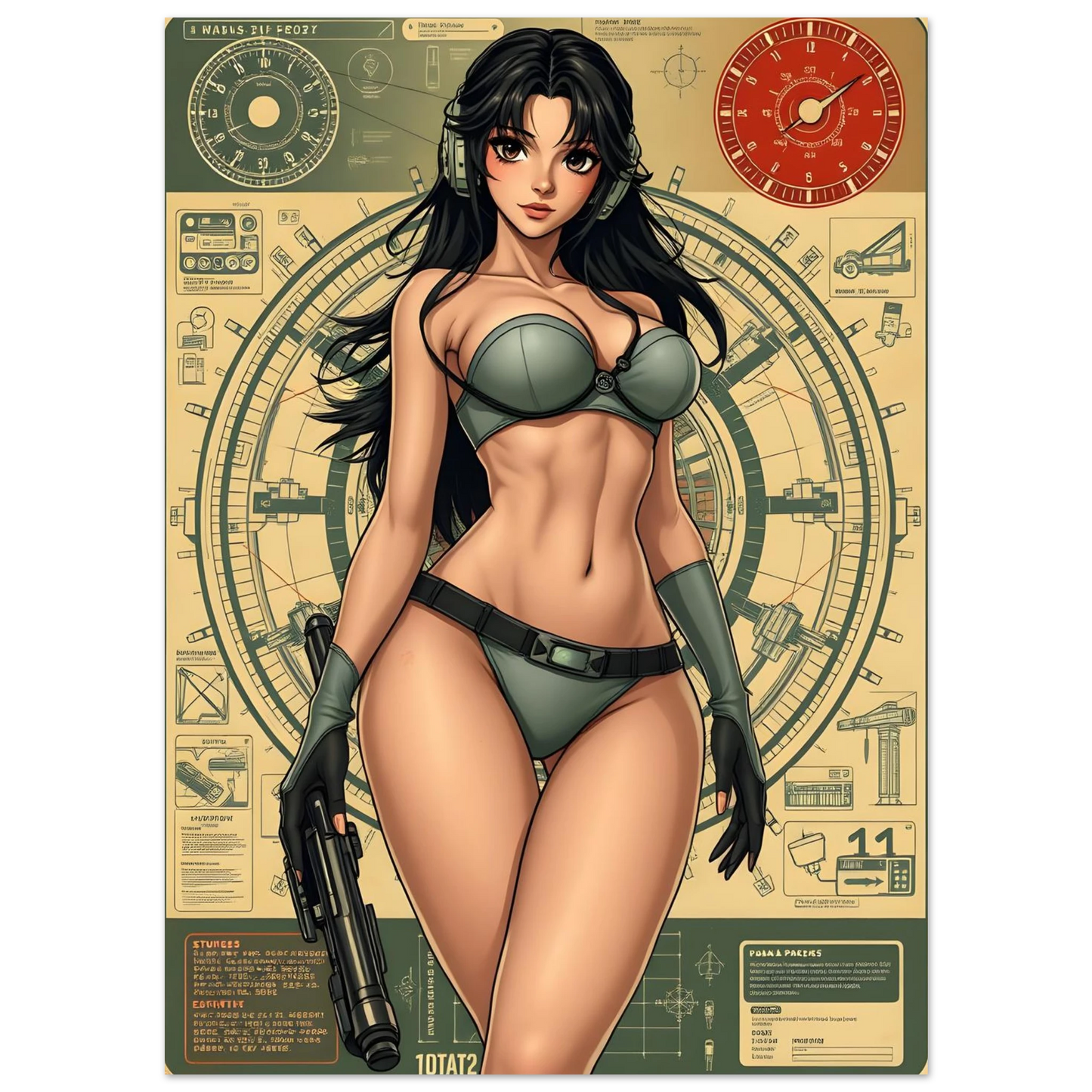 🌸🪐🎀👽Création Anime Rétro Sci-Fi ☄️20 - Aura Studio Déco