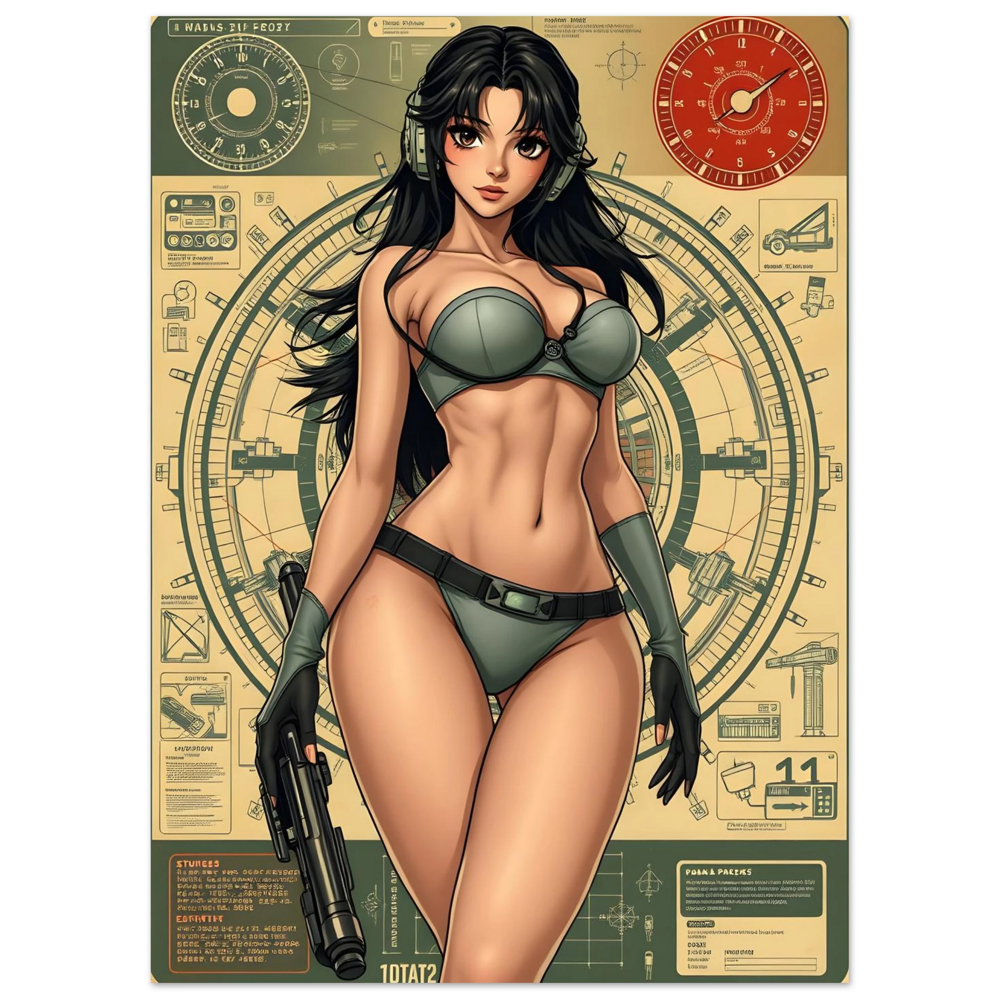 🌸🪐🎀👽Création Anime Rétro Sci-Fi ☄️20 - Aura Studio Déco