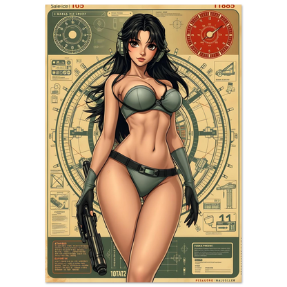 🌸🪐🎀👽Création Anime Rétro Sci-Fi ☄️20 - Aura Studio Déco