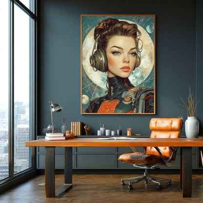 ✨ RETRO FUTUR MECHA WOMENS — Starship Series #34 - Aura Studio Déco