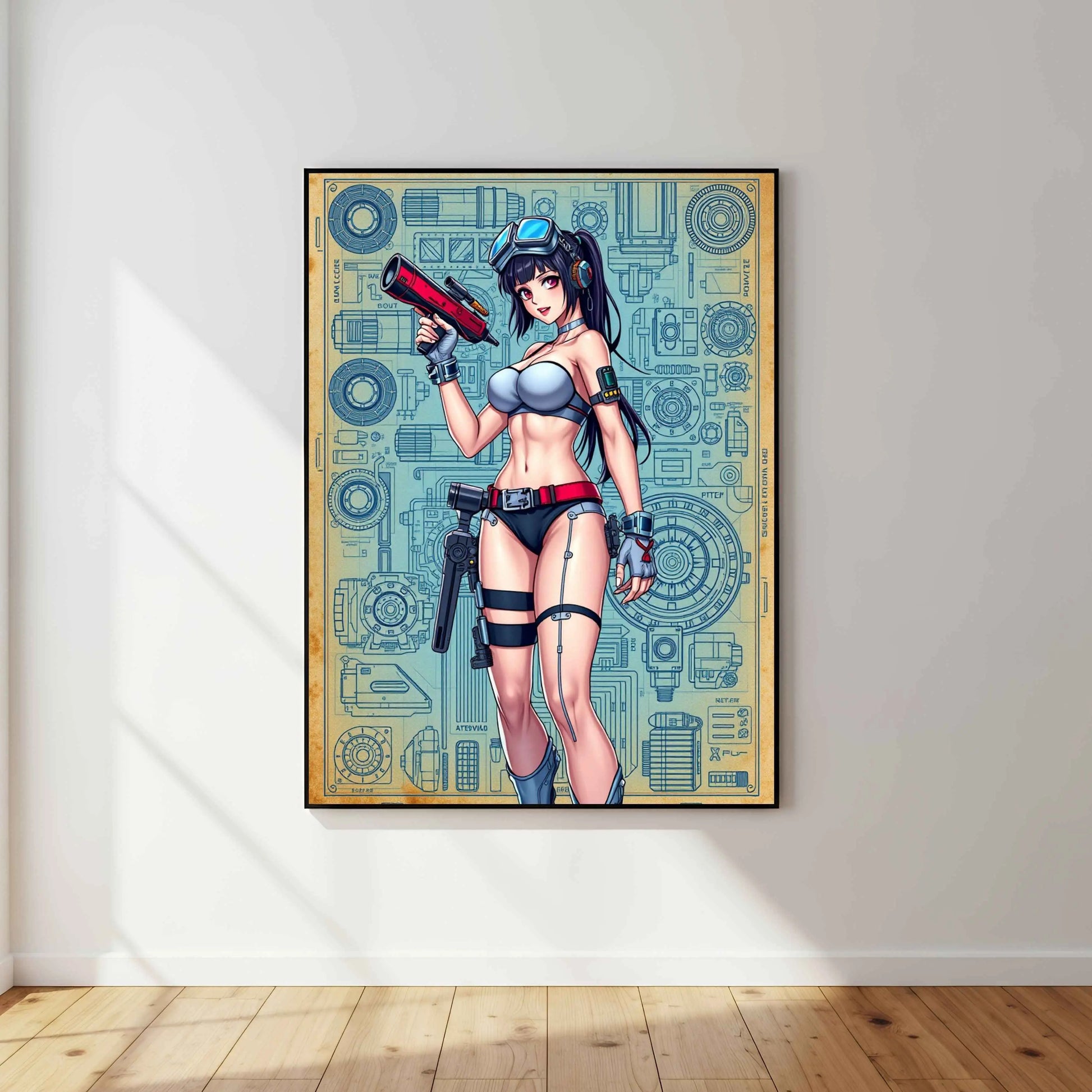 🌸🪐🎀👽Création Anime Rétro Sci-Fi ☄️45 - Aura Studio Déco