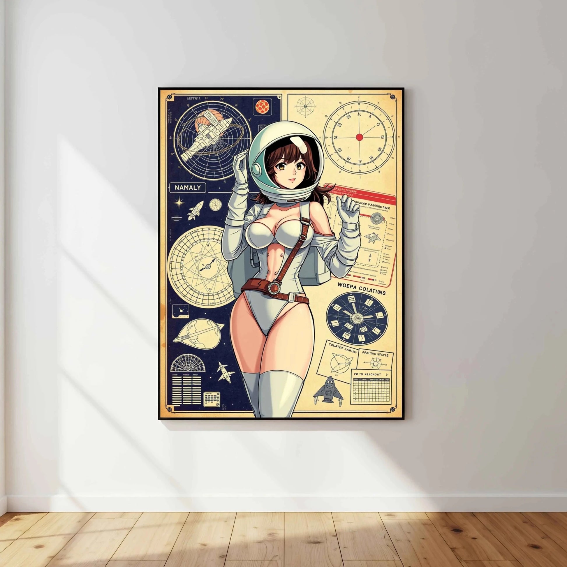 🌸🪐🎀👽Création Anime Rétro Sci-Fi ☄️30 - Aura Studio Déco