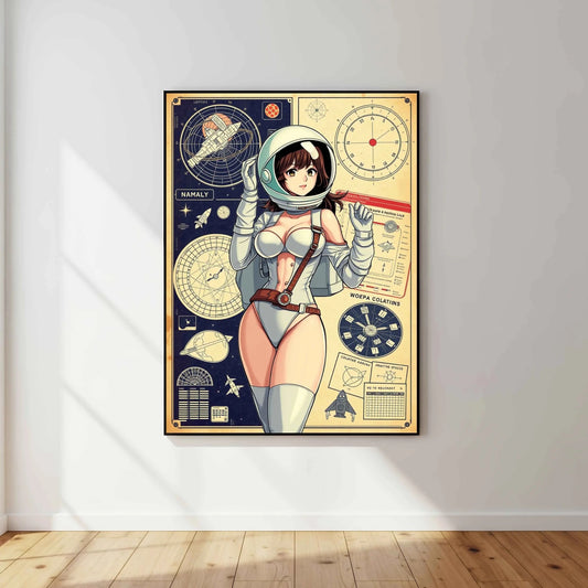 🌸🪐🎀👽Création Anime Rétro Sci-Fi ☄️30 - Aura Studio Déco