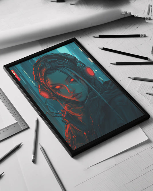 Affiche murale Impresion Cybergirl Ultimate SERIE 26☢️