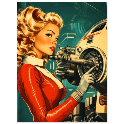 ✨ RETRO FUTUR MECHA WOMENS — Starship Series #66 - Aura Studio Déco