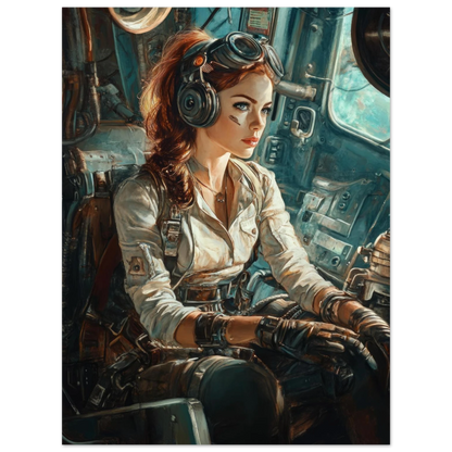 ✨ RETRO FUTUR MECHA WOMENS — Starship Series #41 - Aura Studio Déco