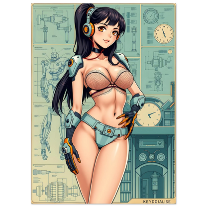 🌸🪐🎀👽Création Anime Rétro Sci-Fi ☄️11 - Aura Studio Déco