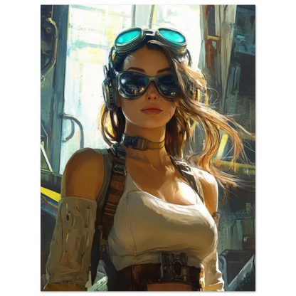✨ RETRO FUTUR MECHA WOMENS — Starship Series #36 - Aura Studio Déco