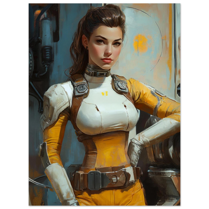 ✨ RETRO FUTUR MECHA WOMENS — Starship Series #56 - Aura Studio Déco
