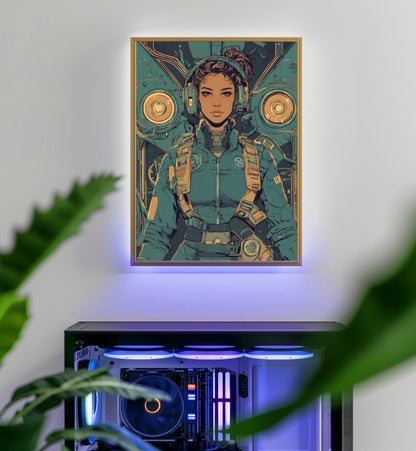 ✨ RETRO FUTUR MECHA WOMENS — Starship Series #14 - Aura Studio Déco